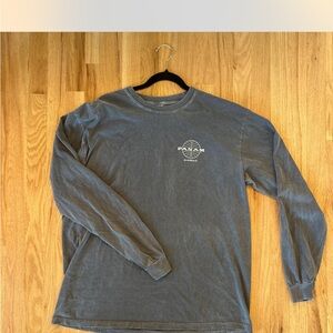 Gray Long Sleeve Men's Shirt